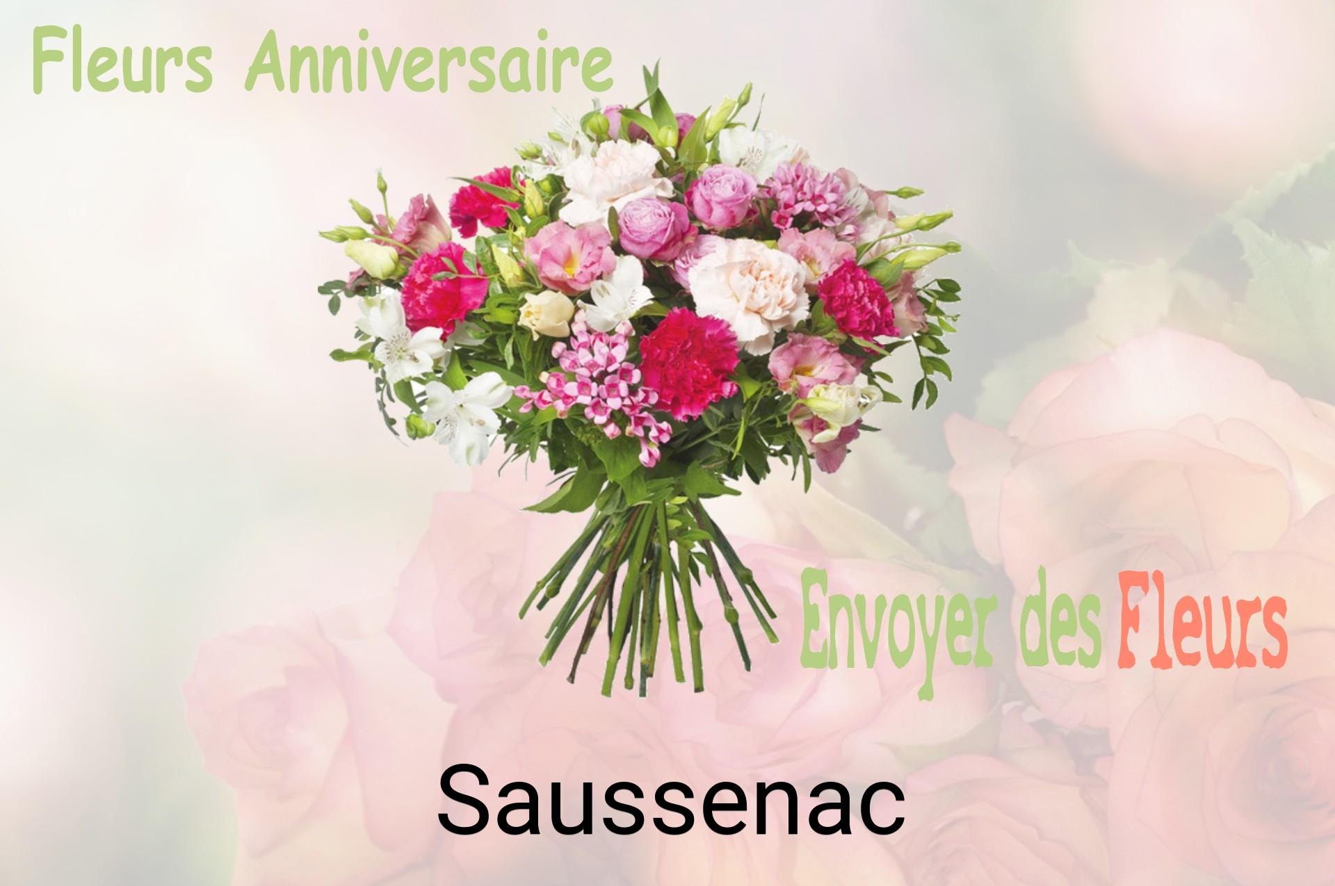 Bouquet de fleurs d’anniversaire livré à Saussenac