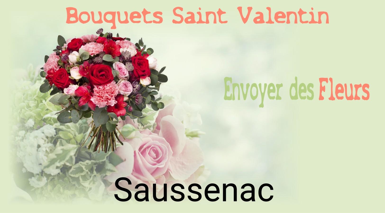 Roses de Saint-Valentin livrées à Saussenac